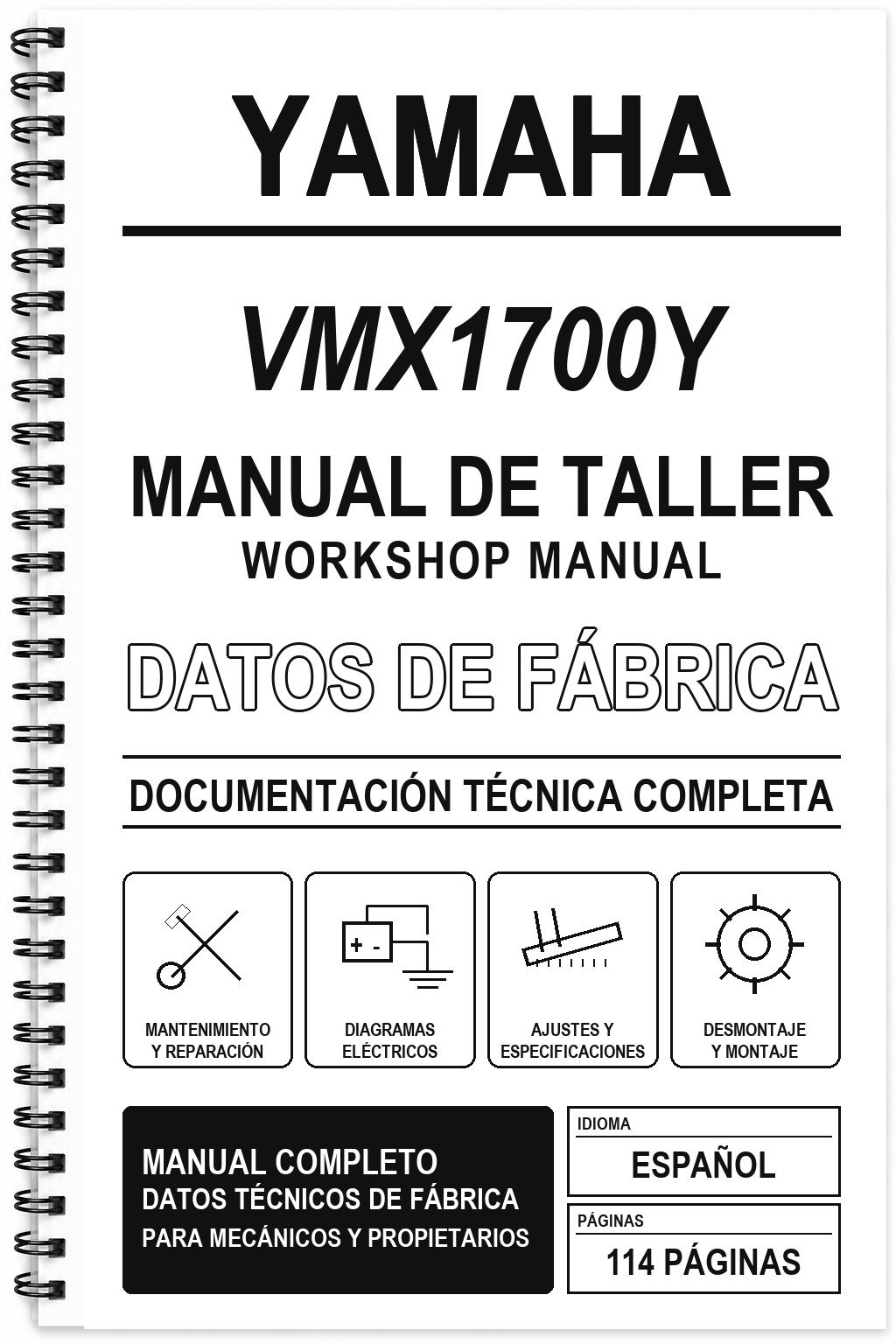 Manual de Taller Yamaha VMX1700Y