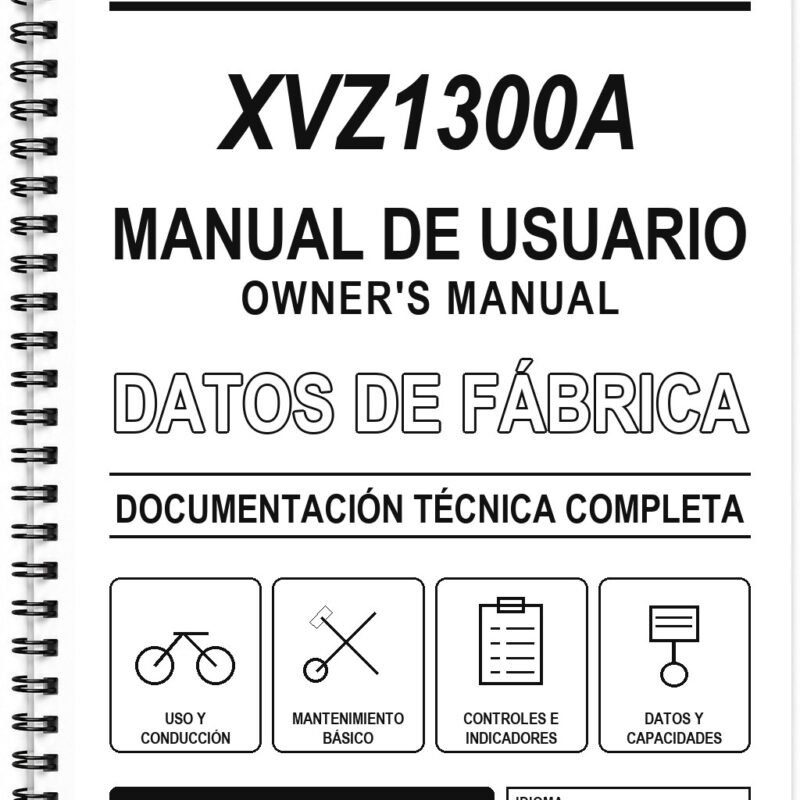Manual de Usuario Yamaha XVZ1300A