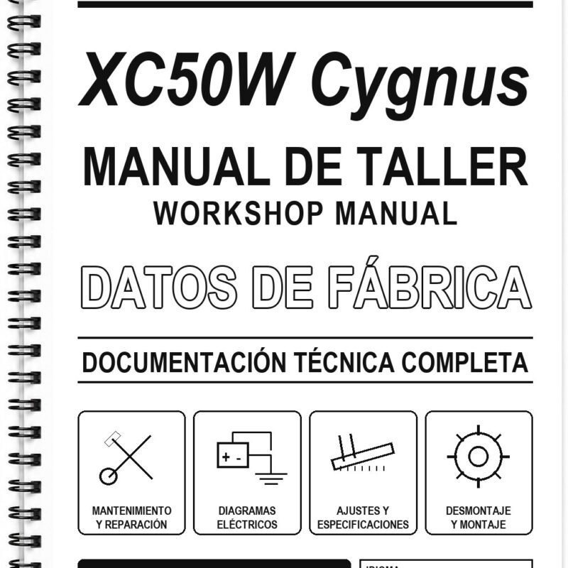 Manual de Taller Yamaha XC50W Cygnus