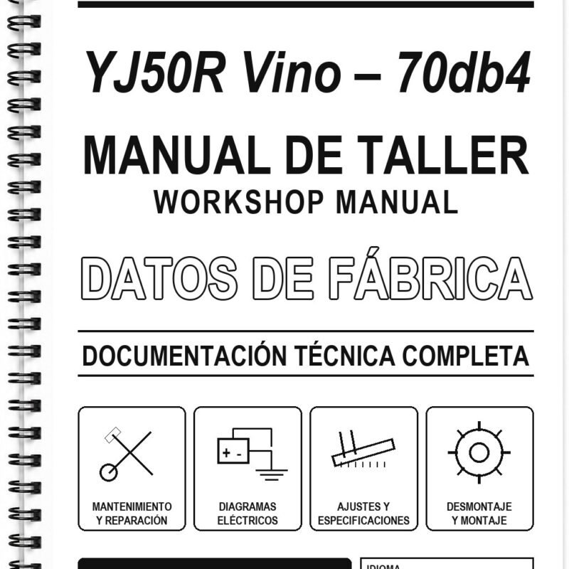 Manual de Taller Yamaha YJ50R Vino – 70db4