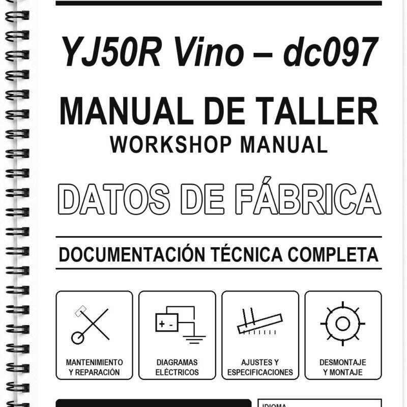 Manual de Taller Yamaha YJ50R Vino – dc097