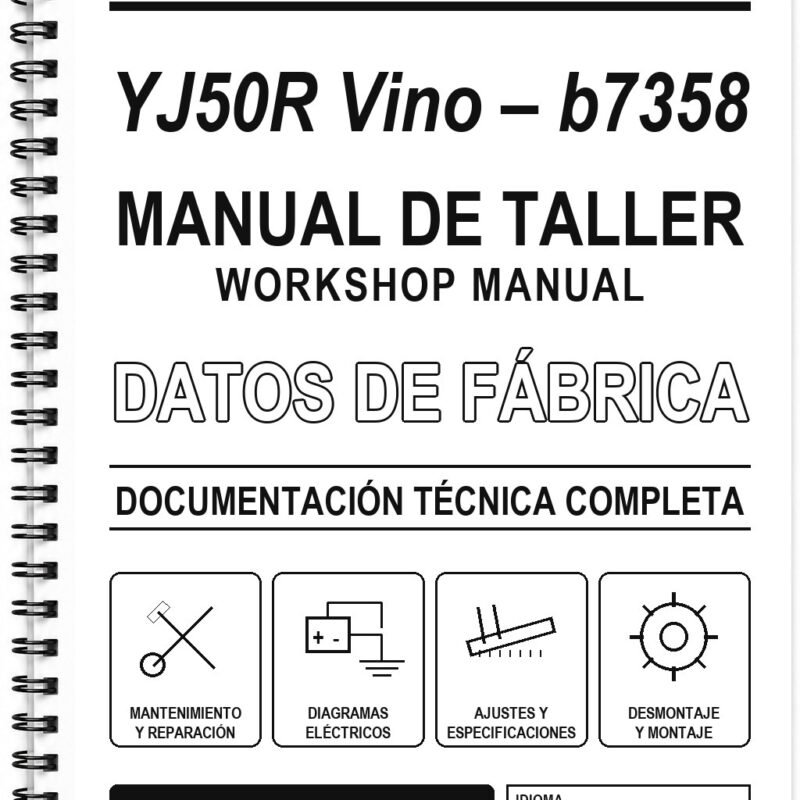 Manual de Taller Yamaha YJ50R Vino – b7358