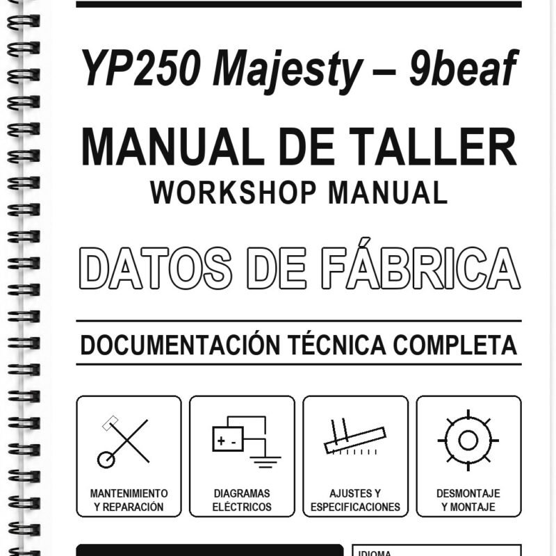Manual de Taller Yamaha YP250 Majesty – 9beaf