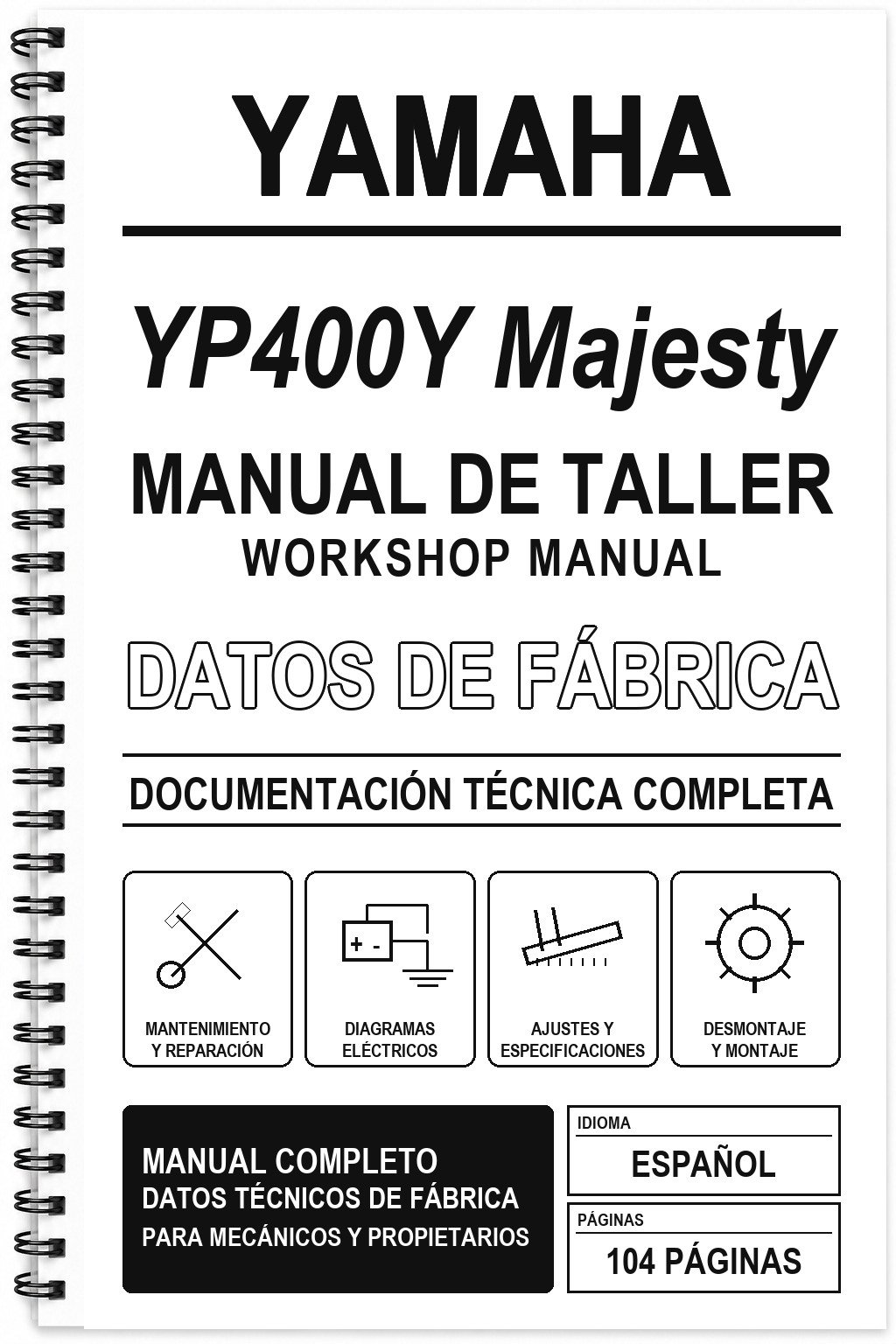 Manual de Taller Yamaha YP400Y Majesty