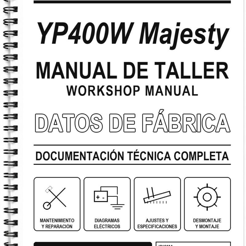 Manual de Taller Yamaha YP400W Majesty