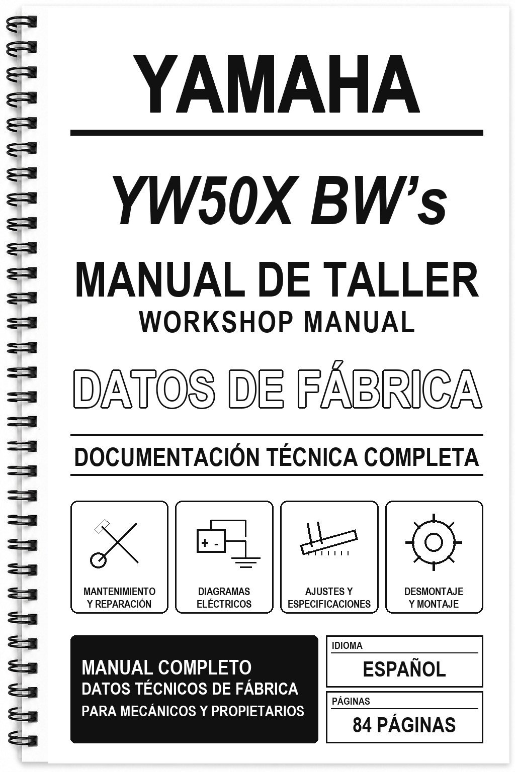 Manual de Taller Yamaha YW50X BW’s
