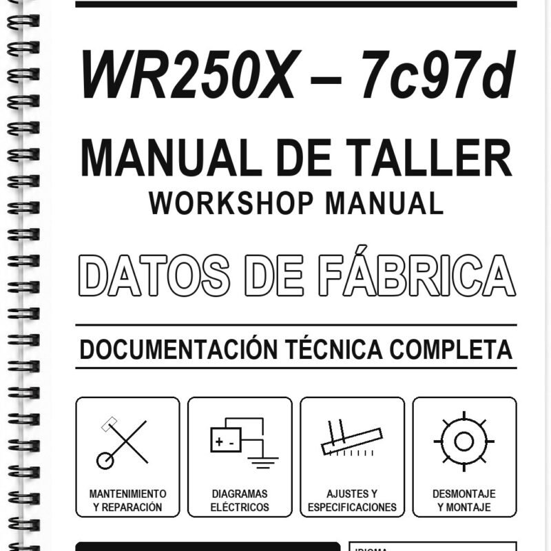 Manual de Taller Yamaha WR250X – 7c97d