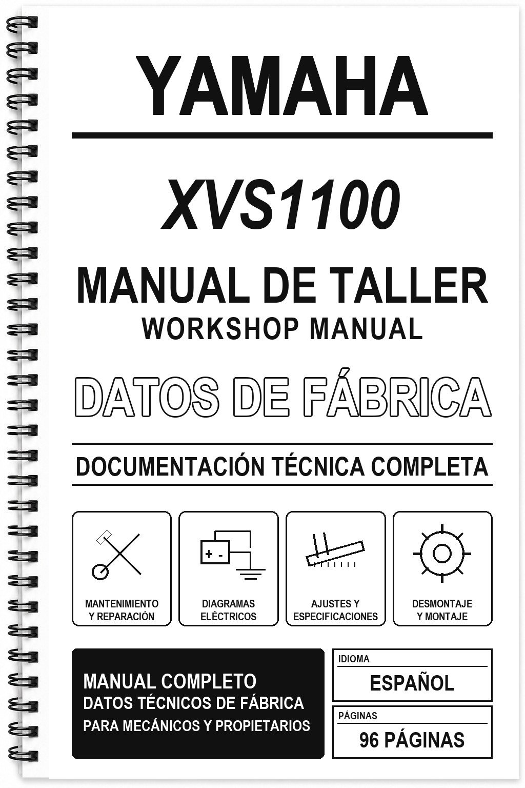 Manual de Taller Yamaha XVS1100