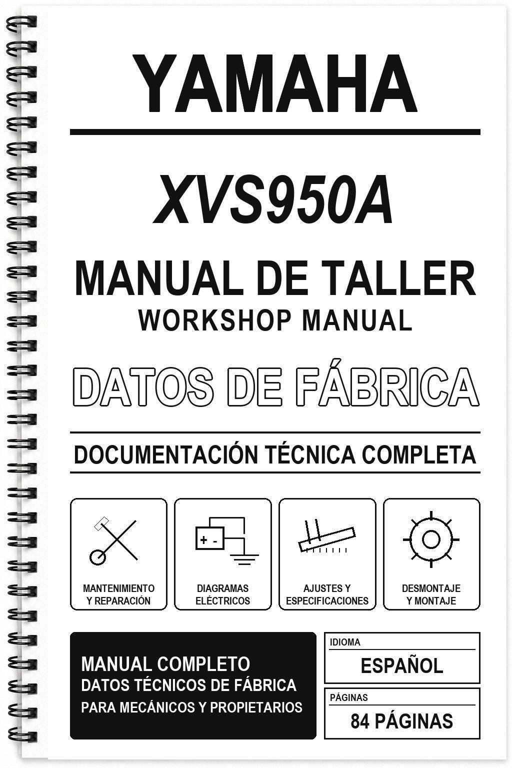 Manual de Taller Yamaha XVS950A