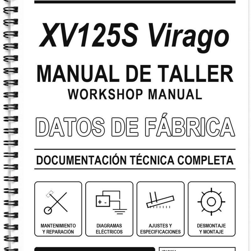 Manual de Taller Yamaha XV125S Virago