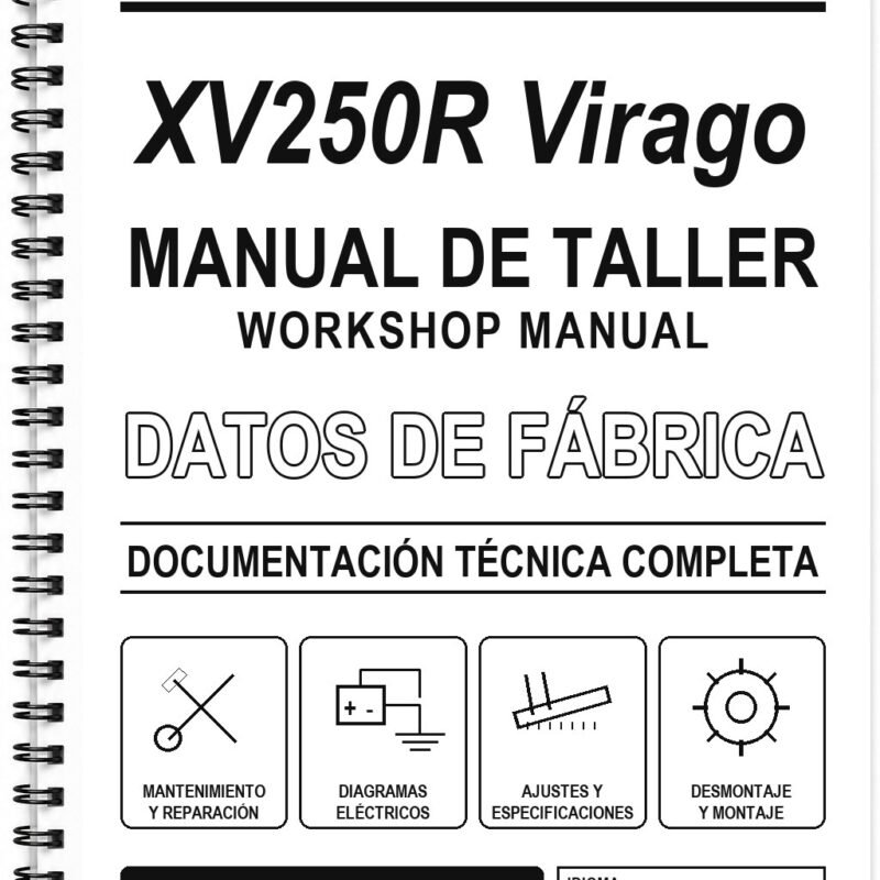 Manual de Taller Yamaha XV250R Virago