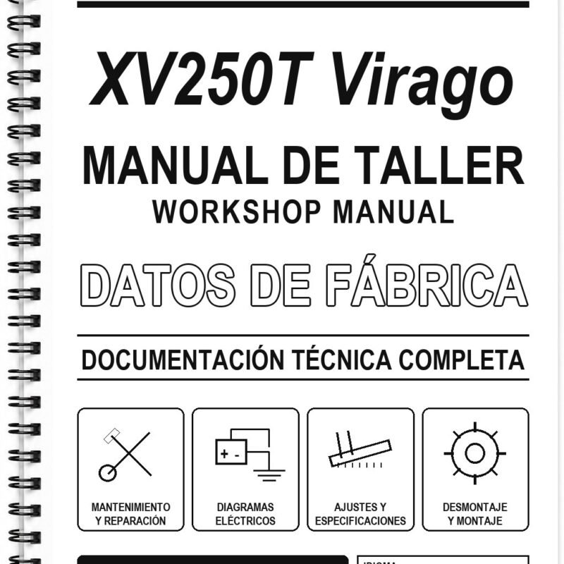 Manual de Taller Yamaha XV250T Virago