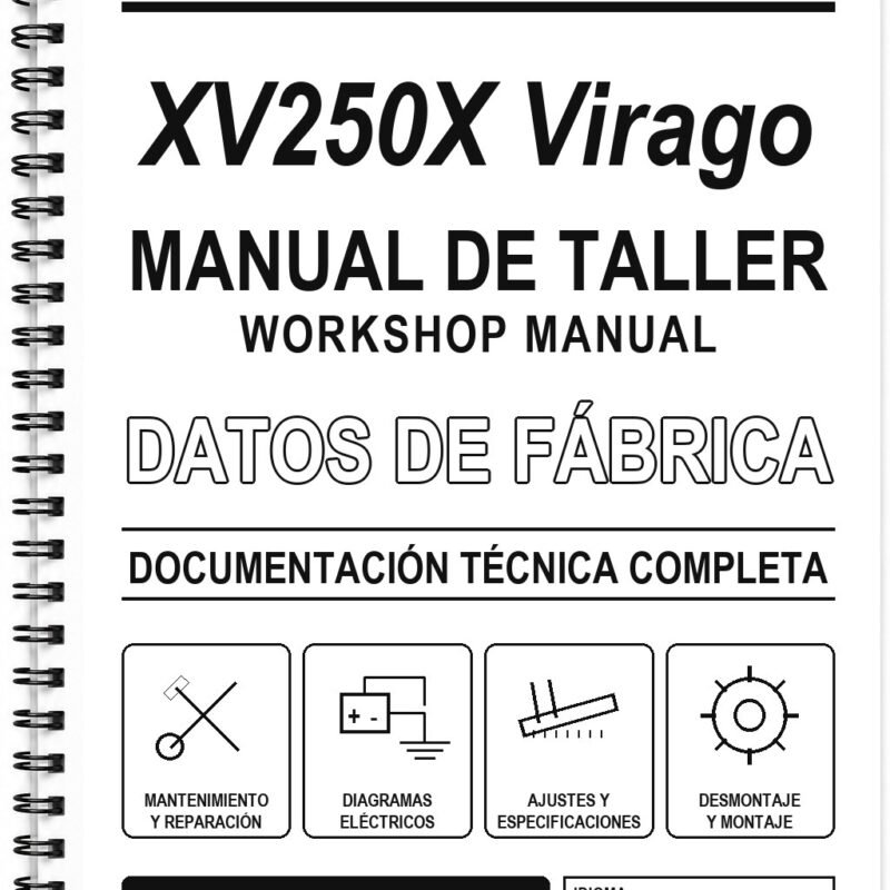 Manual de Taller Yamaha XV250X Virago