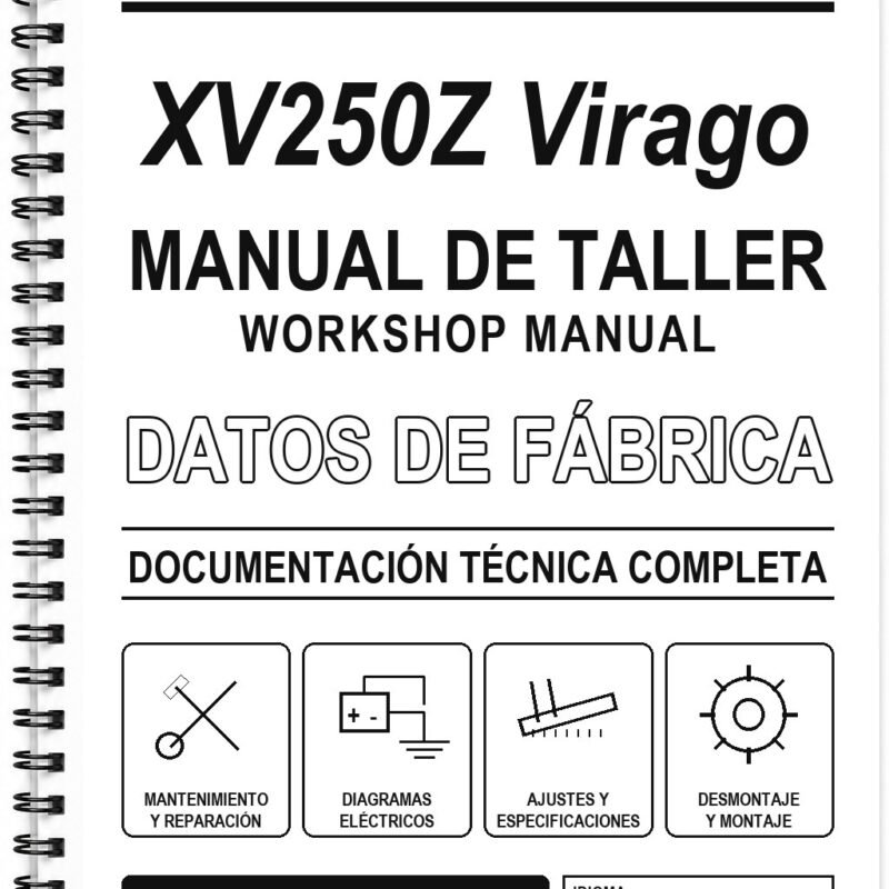 Manual de Taller Yamaha XV250Z Virago