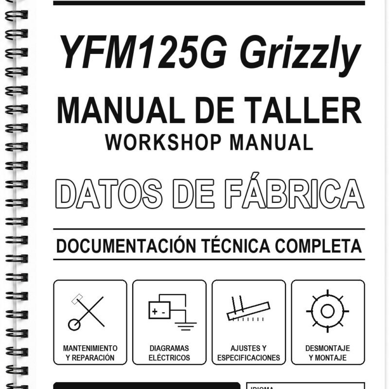 Manual de Taller Yamaha YFM125G Grizzly