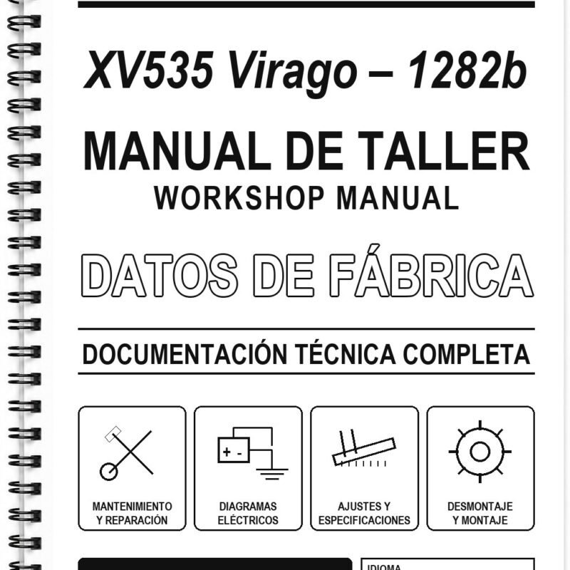 Manual de Taller Yamaha XV535 Virago – 1282b