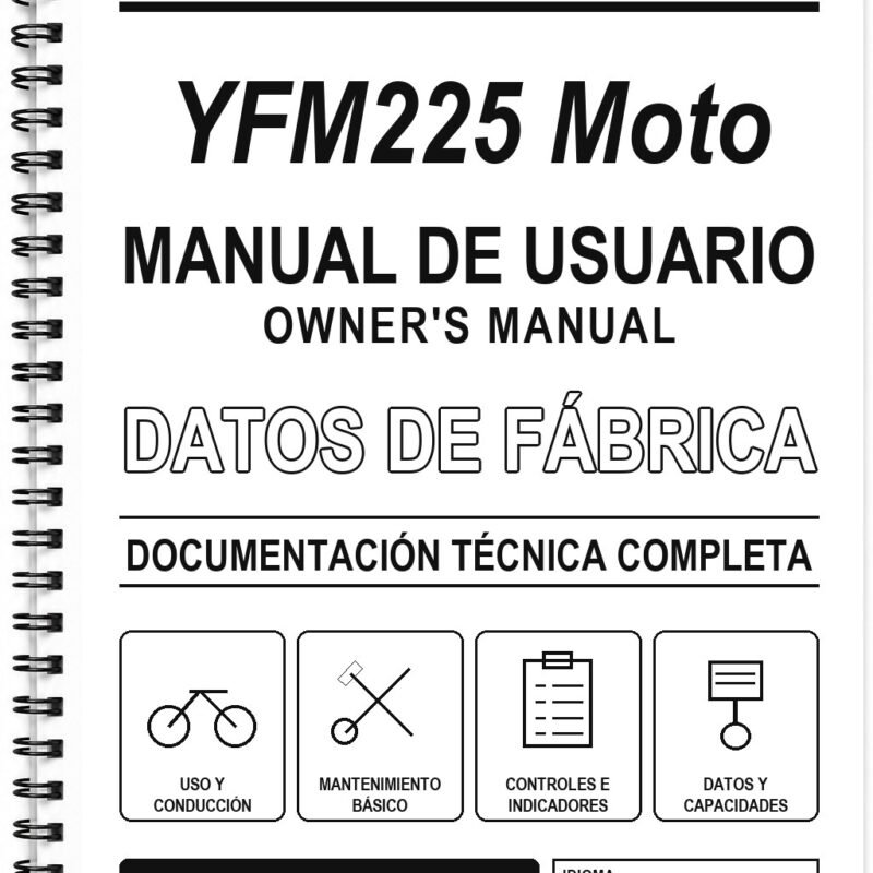 Manual de Usuario Yamaha YFM225 Moto-4