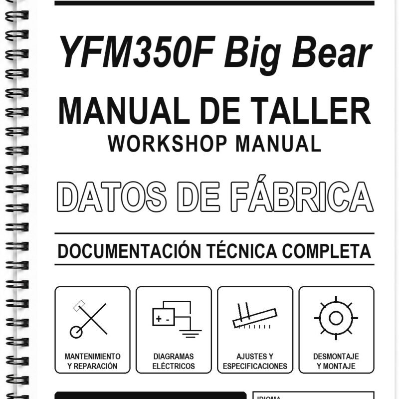 Manual de Taller Yamaha YFM350F Big Bear