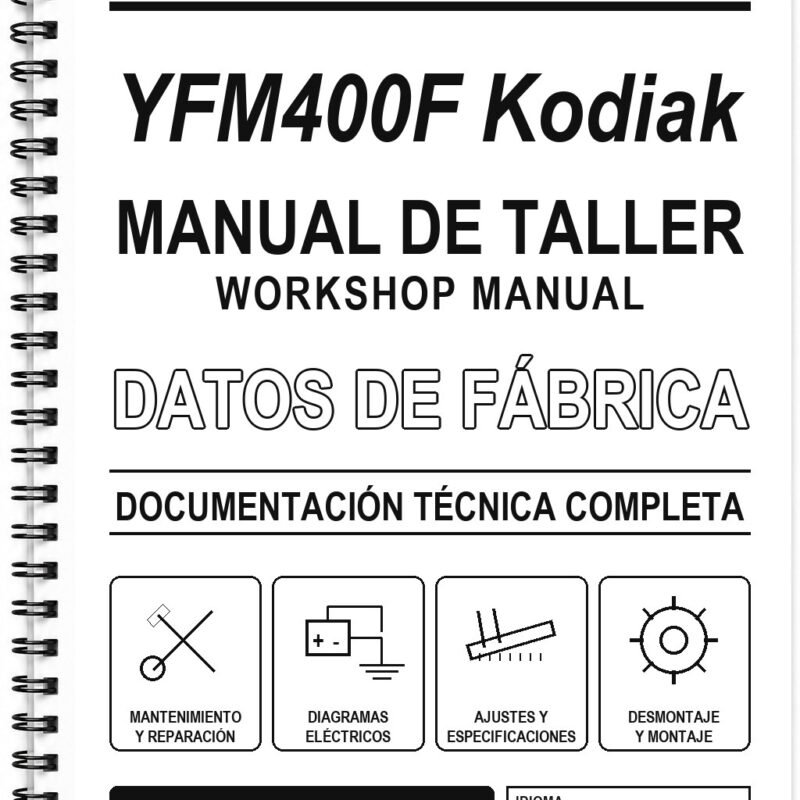 Manual de Taller Yamaha YFM400F Kodiak