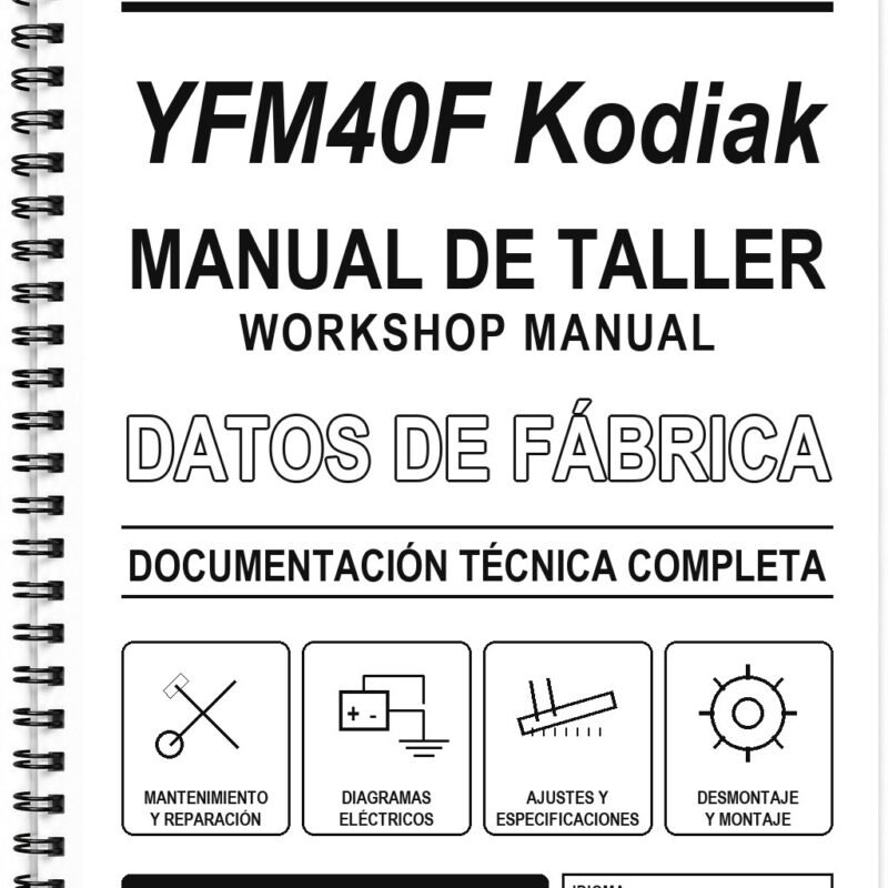 Manual de Taller Yamaha YFM40F Kodiak