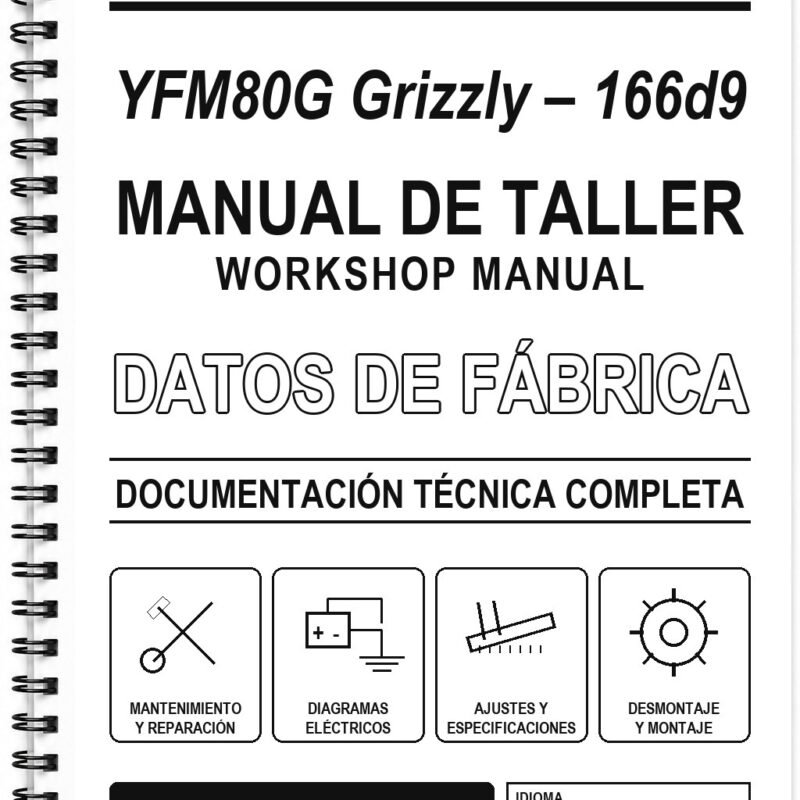 Manual de Taller Yamaha YFM80G Grizzly – 166d9