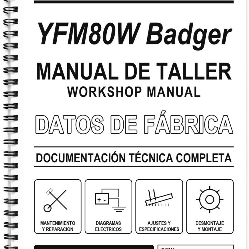 Manual de Taller Yamaha YFM80W Badger