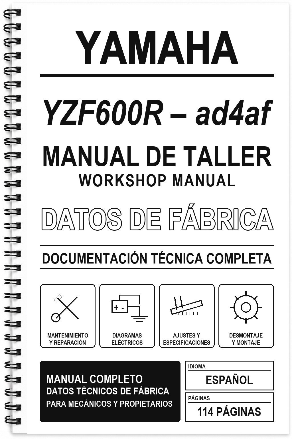 Manual de Taller Yamaha YZF600R – ad4af