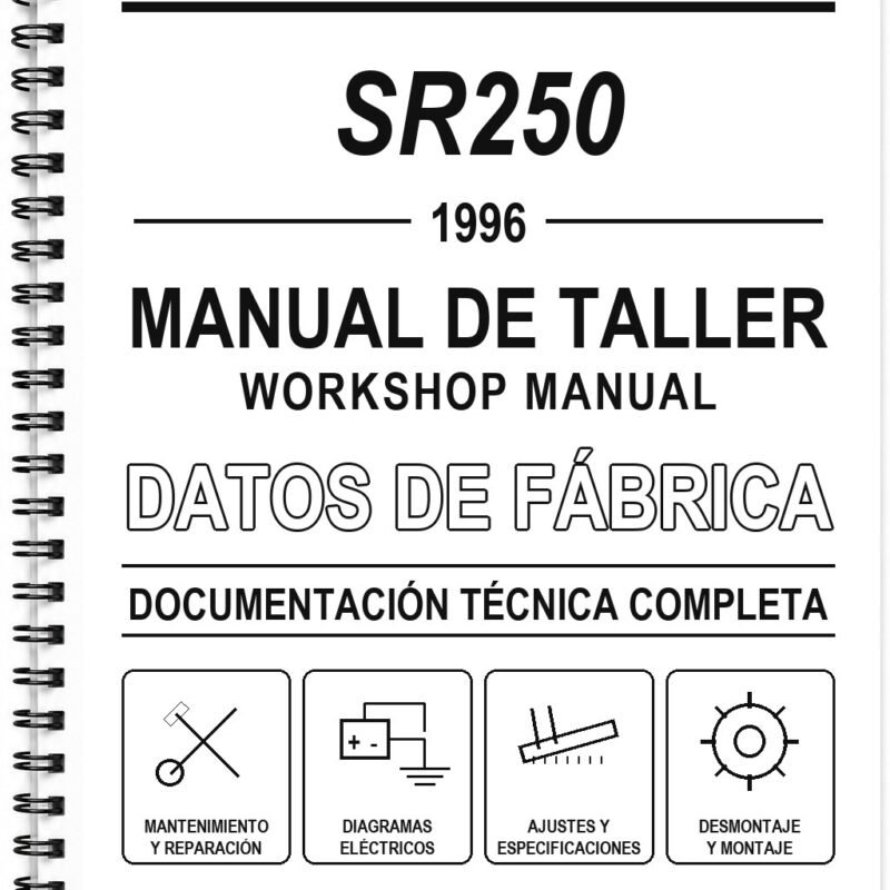 Manual de Taller Yamaha SR250 (1996)