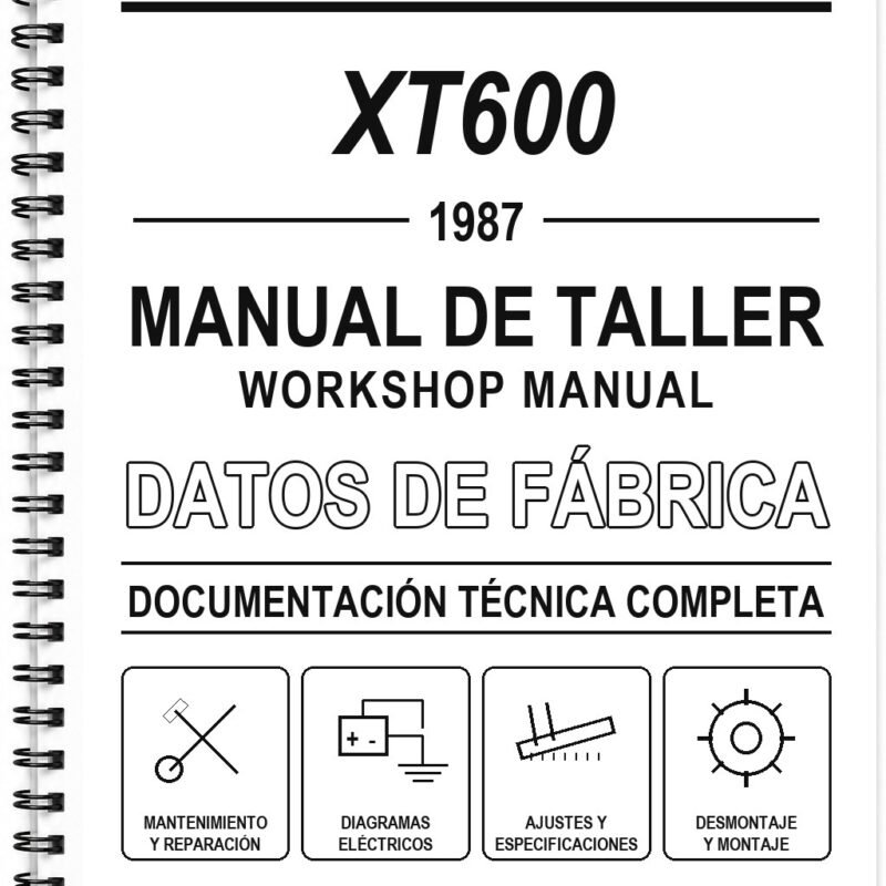 Manual de Taller Yamaha XT600 (1987)