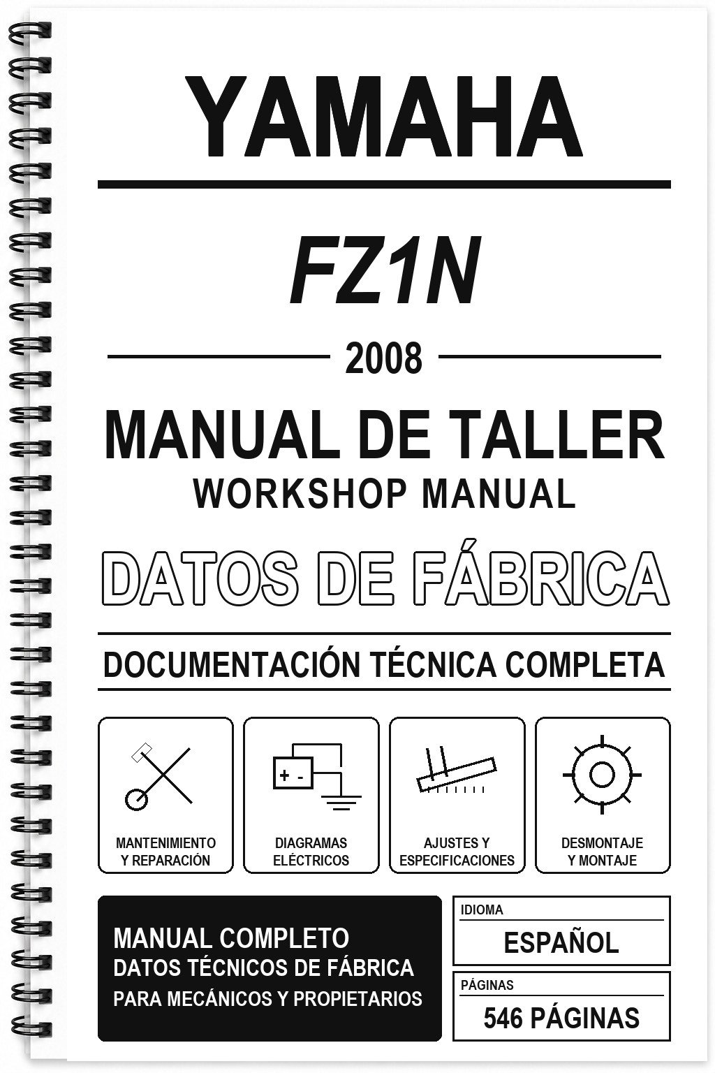 Manual de Taller Yamaha FZ1N (2008)