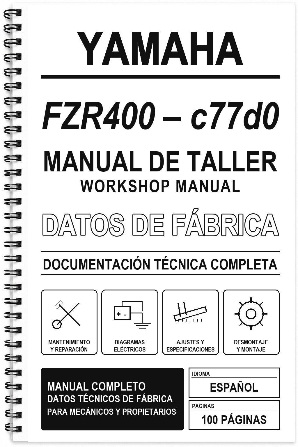 Manual de Taller Yamaha FZR400 – c77d0