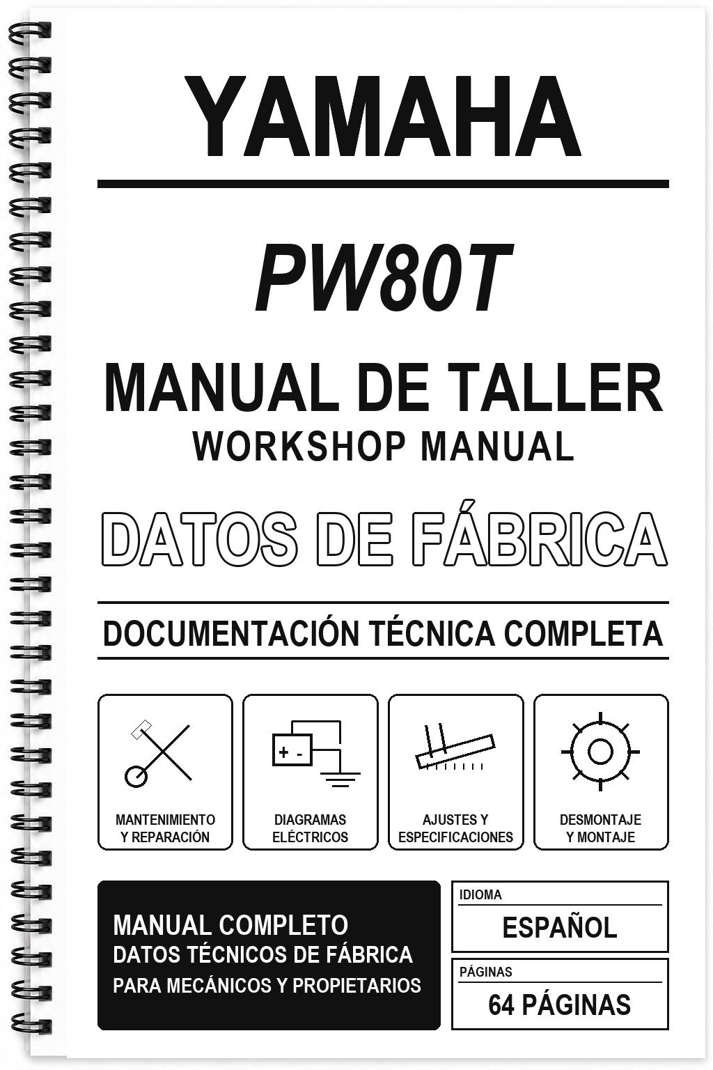 Manual de Taller Yamaha PW80T