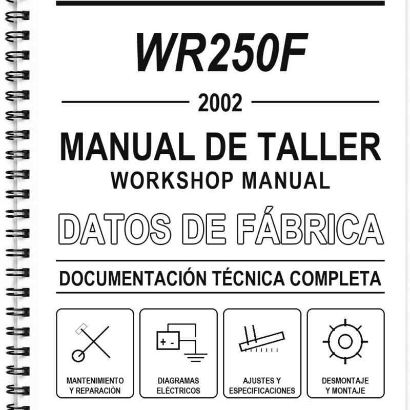 Manual de Taller Yamaha WR250F (2002)
