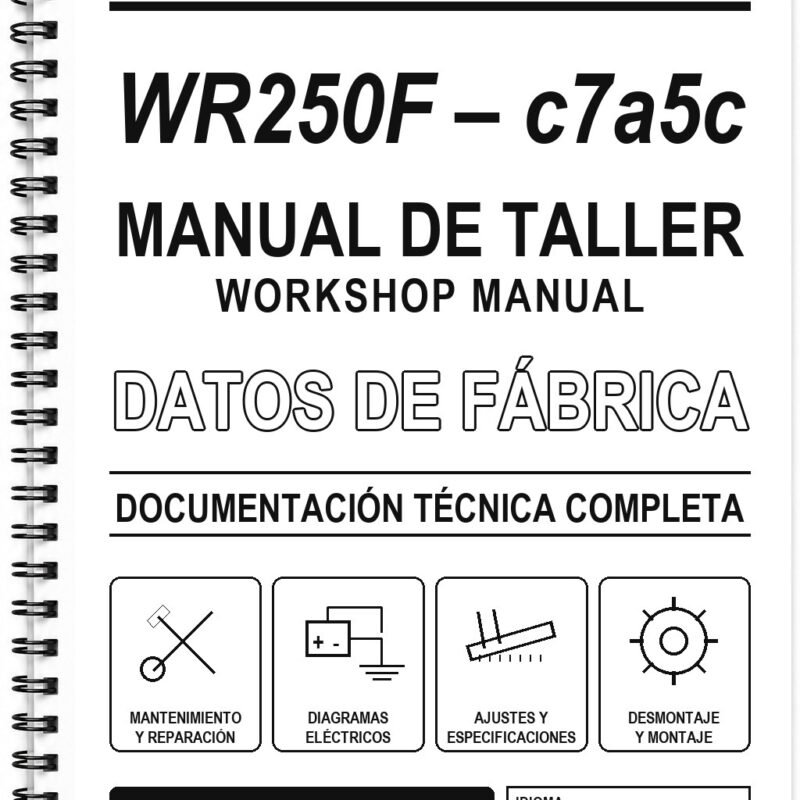 Manual de Taller Yamaha WR250F – c7a5c