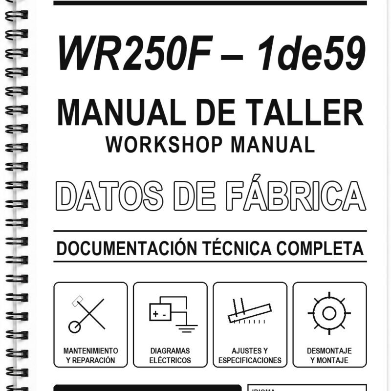 Manual de Taller Yamaha WR250F – 1de59