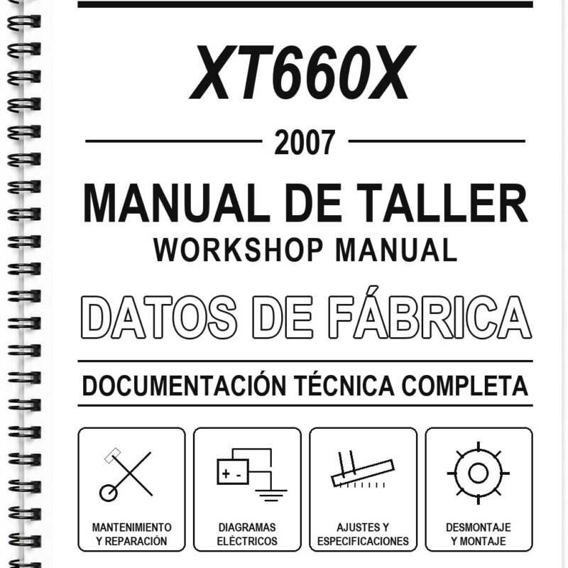 Manual de Taller Yamaha XT660X (2007)