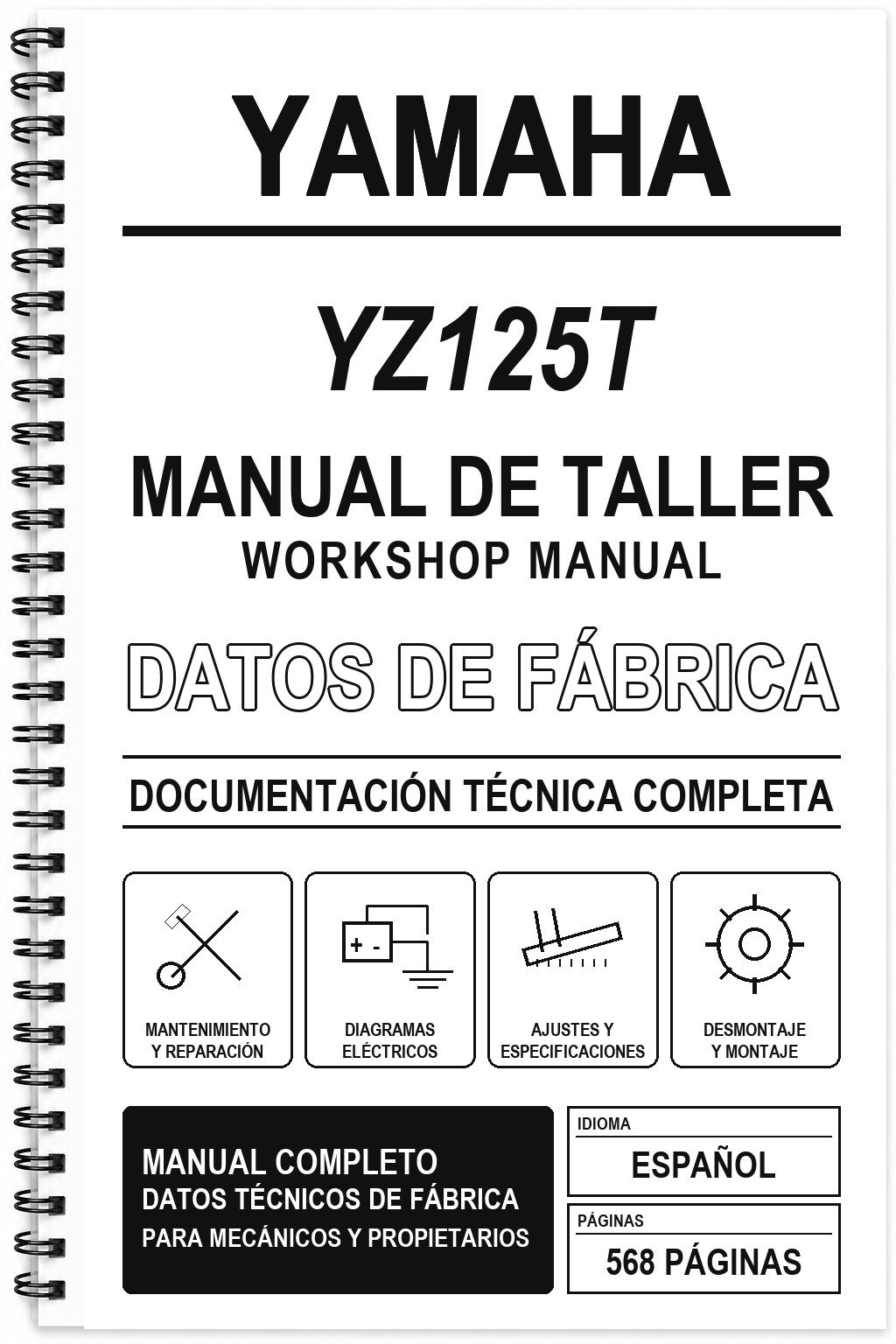 Manual de Taller Yamaha YZ125T