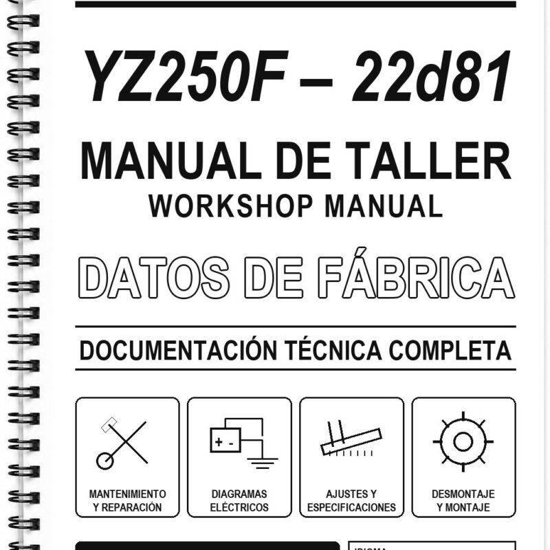Manual de Taller Yamaha YZ250F – 22d81
