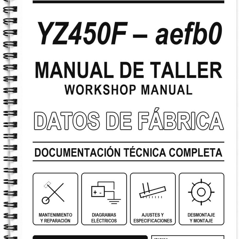 Manual de Taller Yamaha YZ450F – aefb0