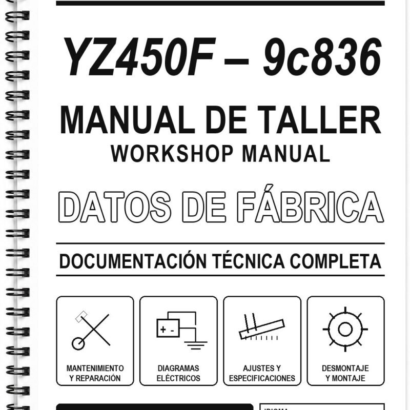 Manual de Taller Yamaha YZ450F – 9c836