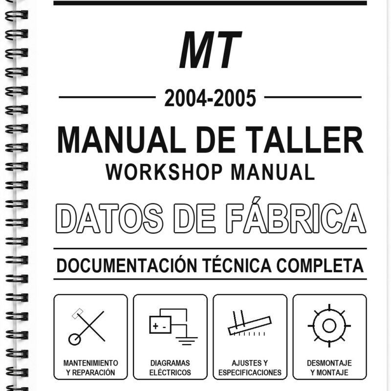 Manual de Taller Yamaha MT-01 (2004-2005)