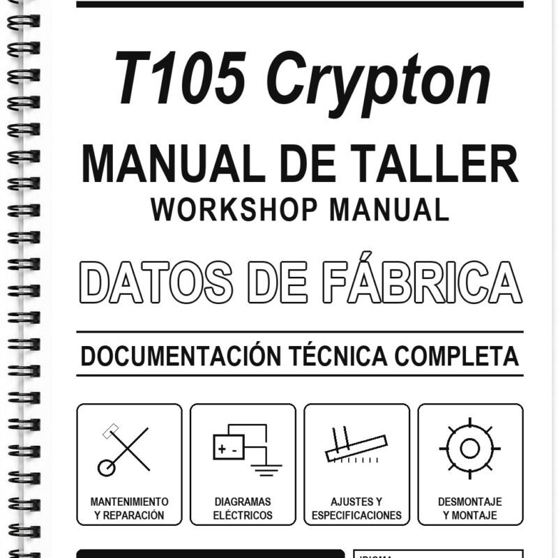 Manual de Taller Yamaha T105 Crypton