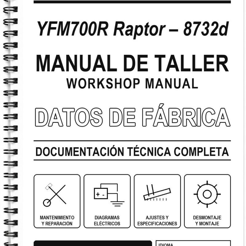 Manual de Taller Yamaha YFM700R Raptor – 8732d