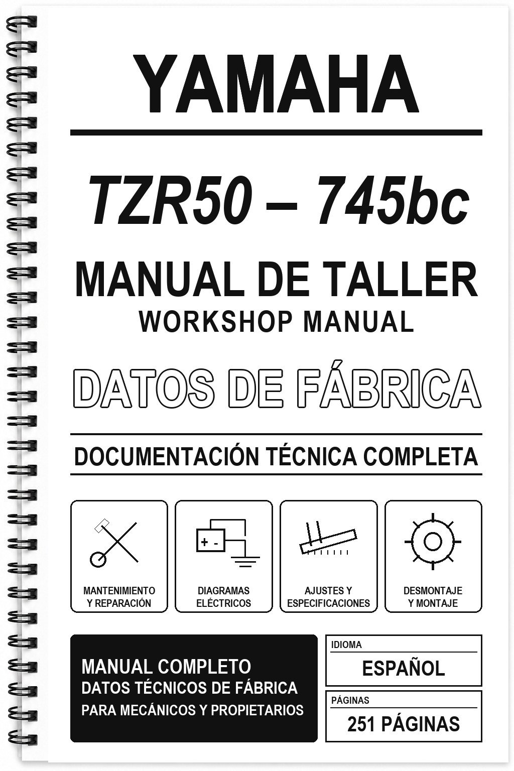 Manual de Taller Yamaha TZR50 – 745bc