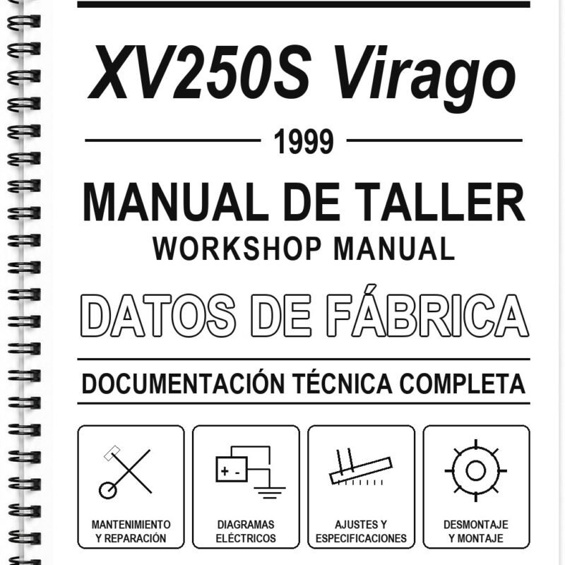 Manual de Taller Yamaha XV250S Virago (1999)