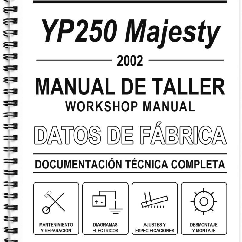 Manual de Taller Yamaha YP250 Majesty (2002)