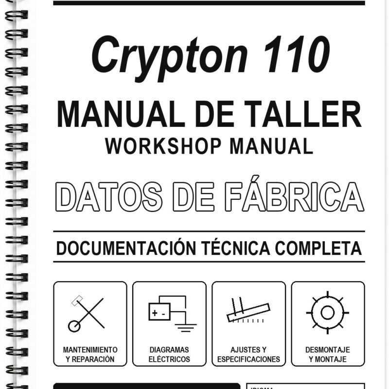 Manual de Taller Yamaha Crypton 110 (Portugués)