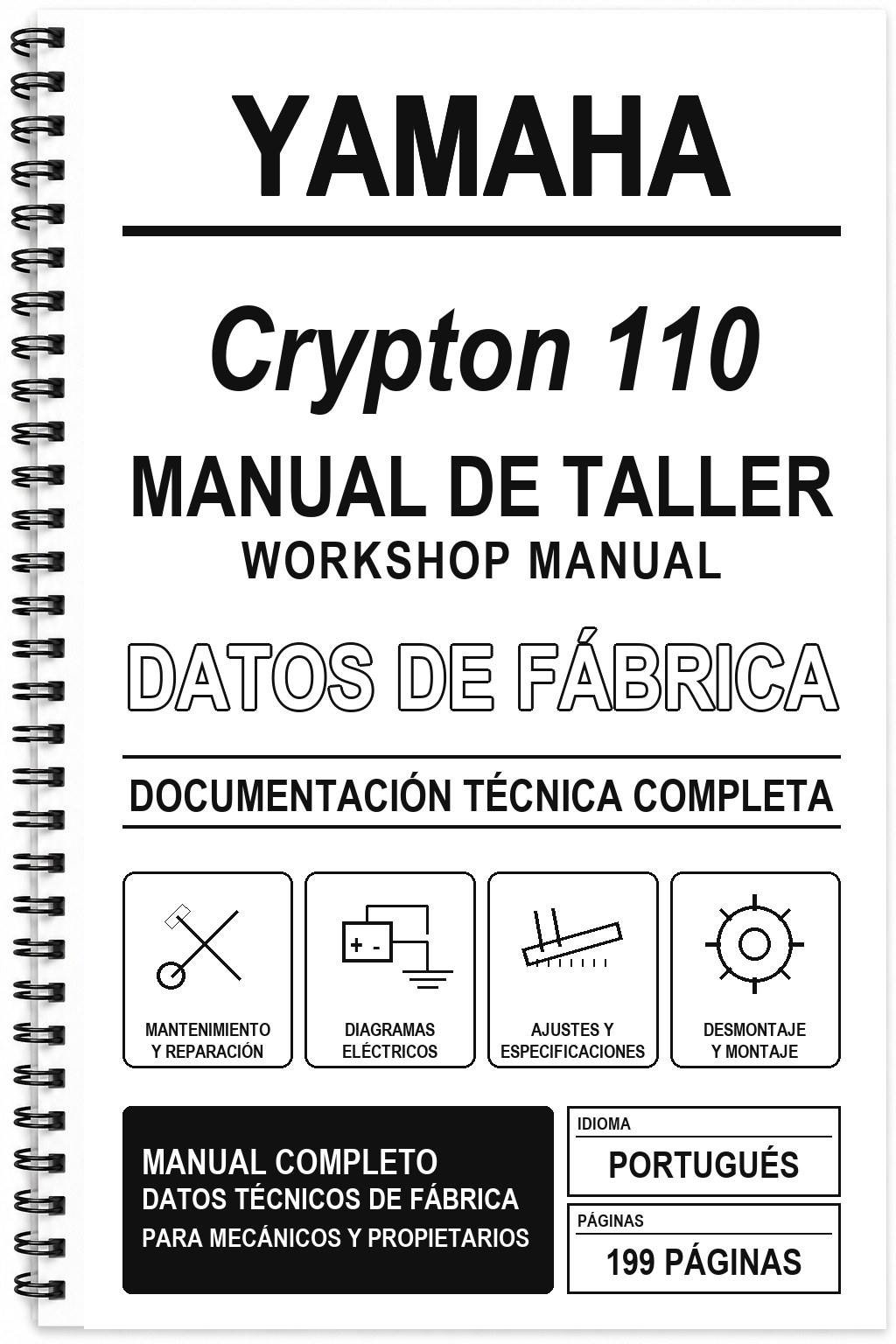 Manual de Taller Yamaha Crypton 110 (Portugués)