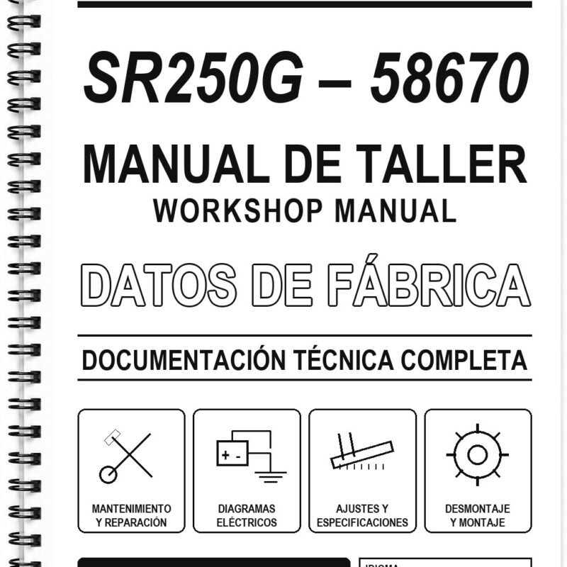 Manual de Taller Yamaha SR250G – 58670
