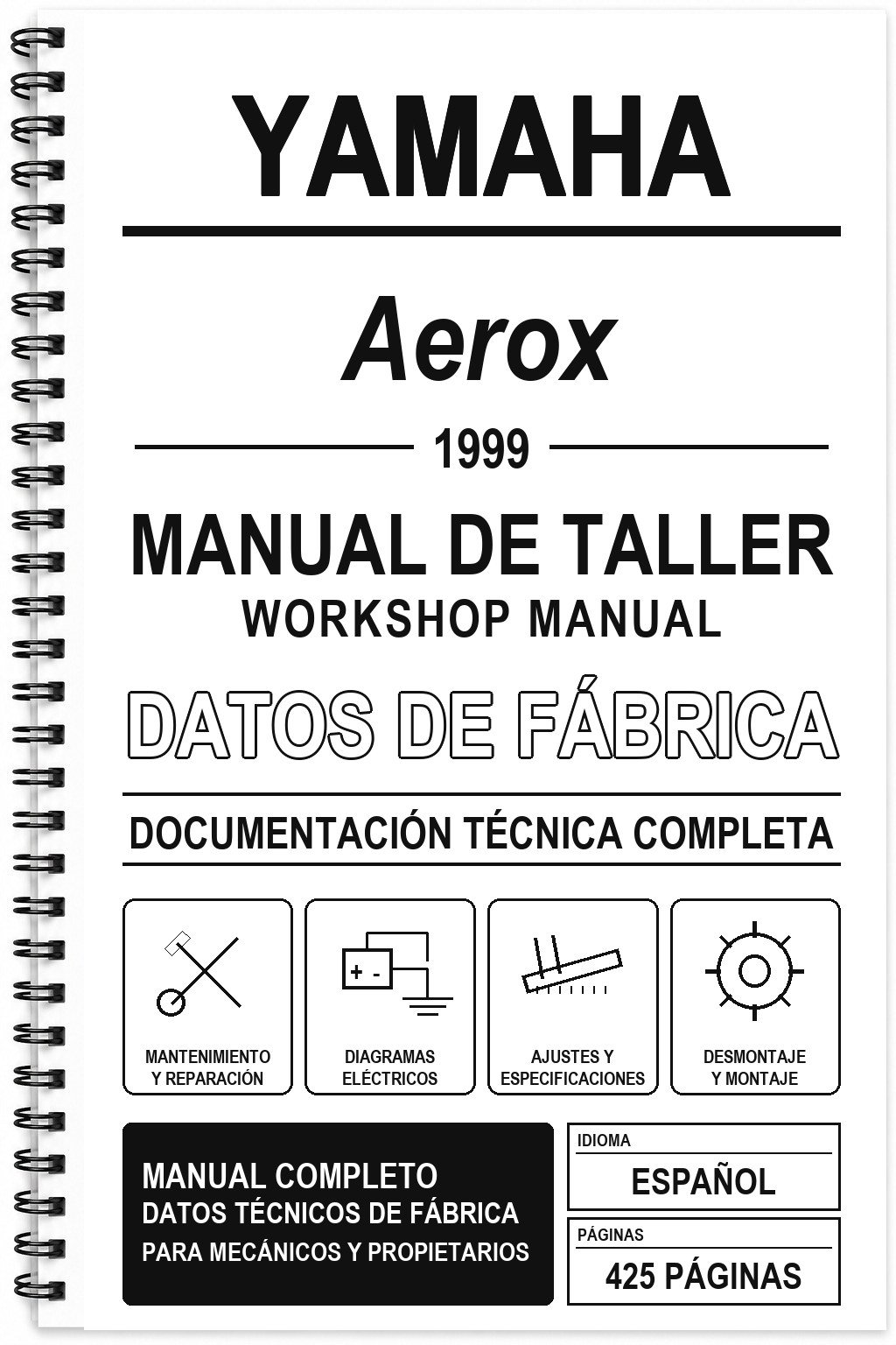 Manual de Taller Yamaha Aerox (1999)